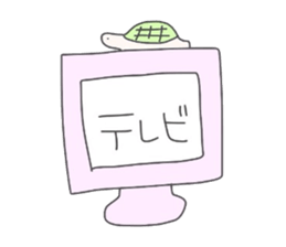 girls whom a forelock has a short sticker #6791887