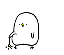 Piyokichi of chick Summer!! sticker #6792308