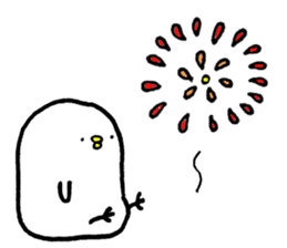 Piyokichi of chick Summer!! sticker #6792309