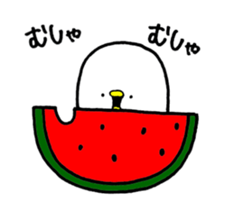 Piyokichi of chick Summer!! sticker #6792314