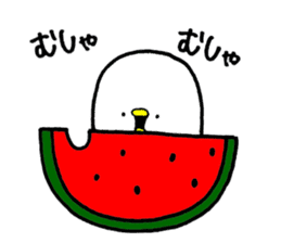 Piyokichi of chick Summer!! sticker #6792314