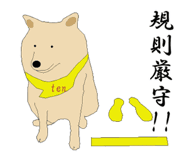 Ten !!/ Soba shop's mascot dog. sticker #6793001