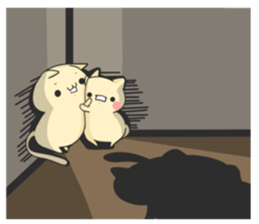 cat 3 brothers sticker #6793614