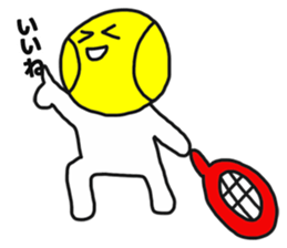 Tennis Human 2 sticker #6793731