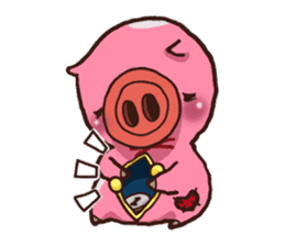 BUTAJI,the Piggy Purse sticker #6794417