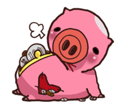 BUTAJI,the Piggy Purse sticker #6794419
