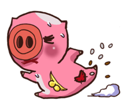 BUTAJI,the Piggy Purse sticker #6794438