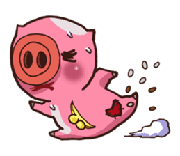 BUTAJI,the Piggy Purse sticker #6794438