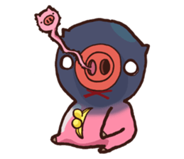 BUTAJI,the Piggy Purse sticker #6794443