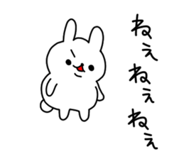 mofumofu rabbit sticker #6794501