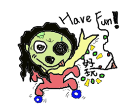 warm kid sticker #6794595