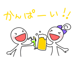 Sakura&Maruo. by Himemaru sticker #6794644