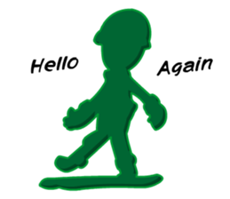 Green Army 3 (Cop Toy) sticker #6795568