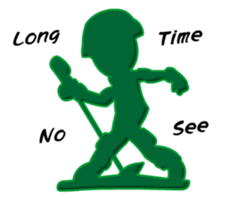 Green Army 3 (Cop Toy) sticker #6795569