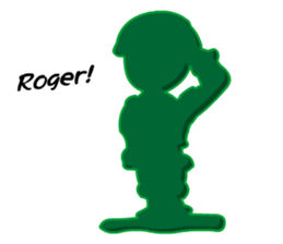 Green Army 3 (Cop Toy) sticker #6795575