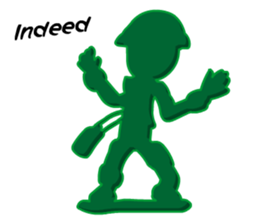 Green Army 3 (Cop Toy) sticker #6795578