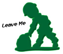 Green Army 3 (Cop Toy) sticker #6795579