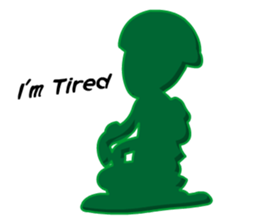 Green Army 3 (Cop Toy) sticker #6795581