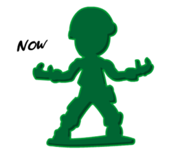 Green Army 3 (Cop Toy) sticker #6795584