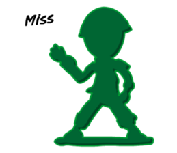 Green Army 3 (Cop Toy) sticker #6795586