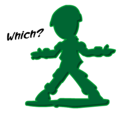 Green Army 3 (Cop Toy) sticker #6795588