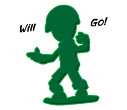 Green Army 3 (Cop Toy) sticker #6795589