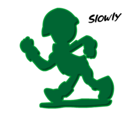 Green Army 3 (Cop Toy) sticker #6795591