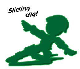 Green Army 3 (Cop Toy) sticker #6795592