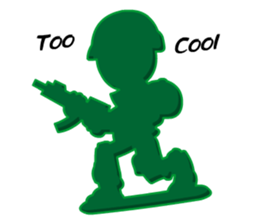Green Army 3 (Cop Toy) sticker #6795597