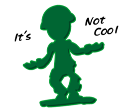 Green Army 3 (Cop Toy) sticker #6795598