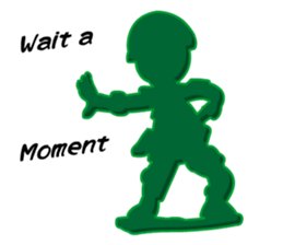 Green Army 3 (Cop Toy) sticker #6795599