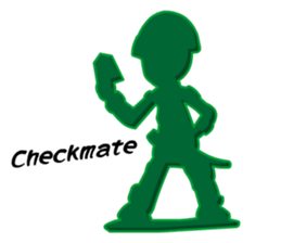 Green Army 3 (Cop Toy) sticker #6795601