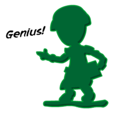 Green Army 3 (Cop Toy) sticker #6795604