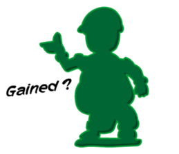 Green Army 3 (Cop Toy) sticker #6795605