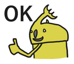 Mr.Yellow Pert fellow sticker #6795900