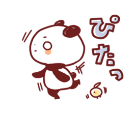 Panda like a dog sticker #6795961