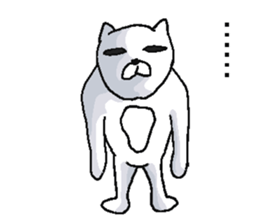 Very crazy cat. sticker #6796201