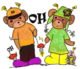 Rossy the lover bears & Yorkie Coco II sticker #6796416