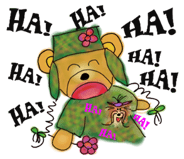 Rossy the lover bears & Yorkie Coco II sticker #6796421