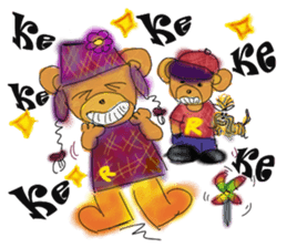 Rossy the lover bears & Yorkie Coco II sticker #6796422