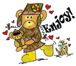 Rossy the lover bears & Yorkie Coco II sticker #6796424