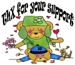 Rossy the lover bears & Yorkie Coco II sticker #6796428
