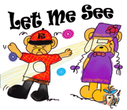 Rossy the lover bears & Yorkie Coco II sticker #6796429