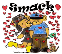 Rossy the lover bears & Yorkie Coco II sticker #6796430