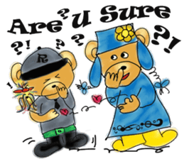 Rossy the lover bears & Yorkie Coco II sticker #6796443