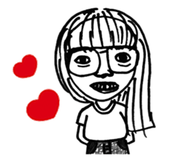 Doodling of "Q" families sticker #6796773