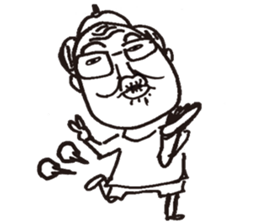 Doodling of "Q" families sticker #6796776