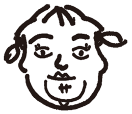 Doodling of "Q" families sticker #6796794