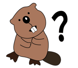 A Kawaii Beaver (English Version) sticker #6796849