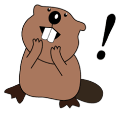 A Kawaii Beaver (English Version) sticker #6796851